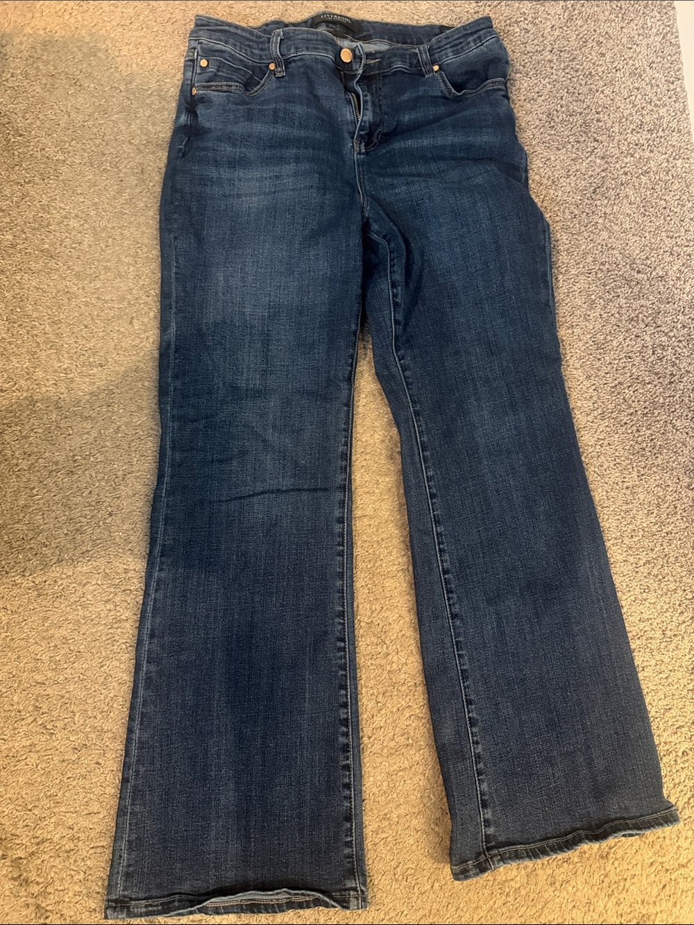 Liverpool Indigo Flare Jeans